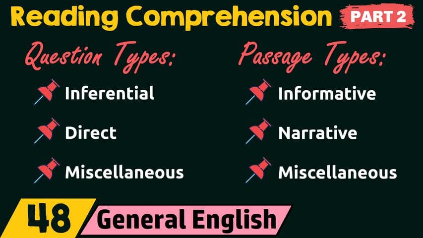Reading Comprehension (Part 2)