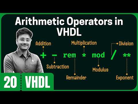 Arithmetic Operators in VHDL