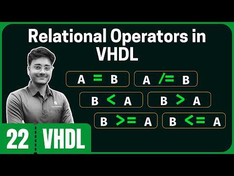 Relational Operators in VHDL