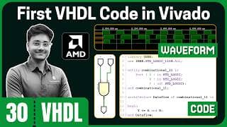 First VHDL Code in Vivado