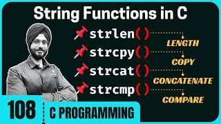 String Functions in C