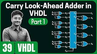 Carry Look-Ahead Adder using VHDL (Part 1)