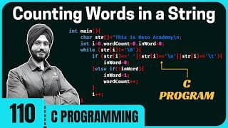 Counting Words in a String – C Program